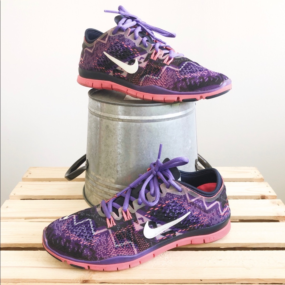 Nike Women's Free 5.0 TR Fit 4 Print Training Shoe